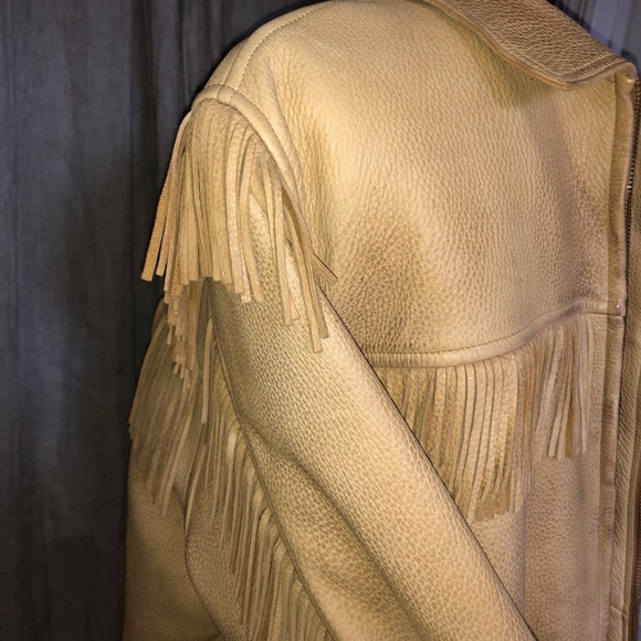 Ralph Lauren Leather Fringe Buffalo check jacketXL - Picture 4 of 6
